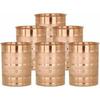 (Pack of 6) (Pack of 6) PLAIN COPPER GLASS-1 Glass Set (350 Ml, Copper) Glass Set Water/Juice Glass  (350 Ml, Copper, Brown)