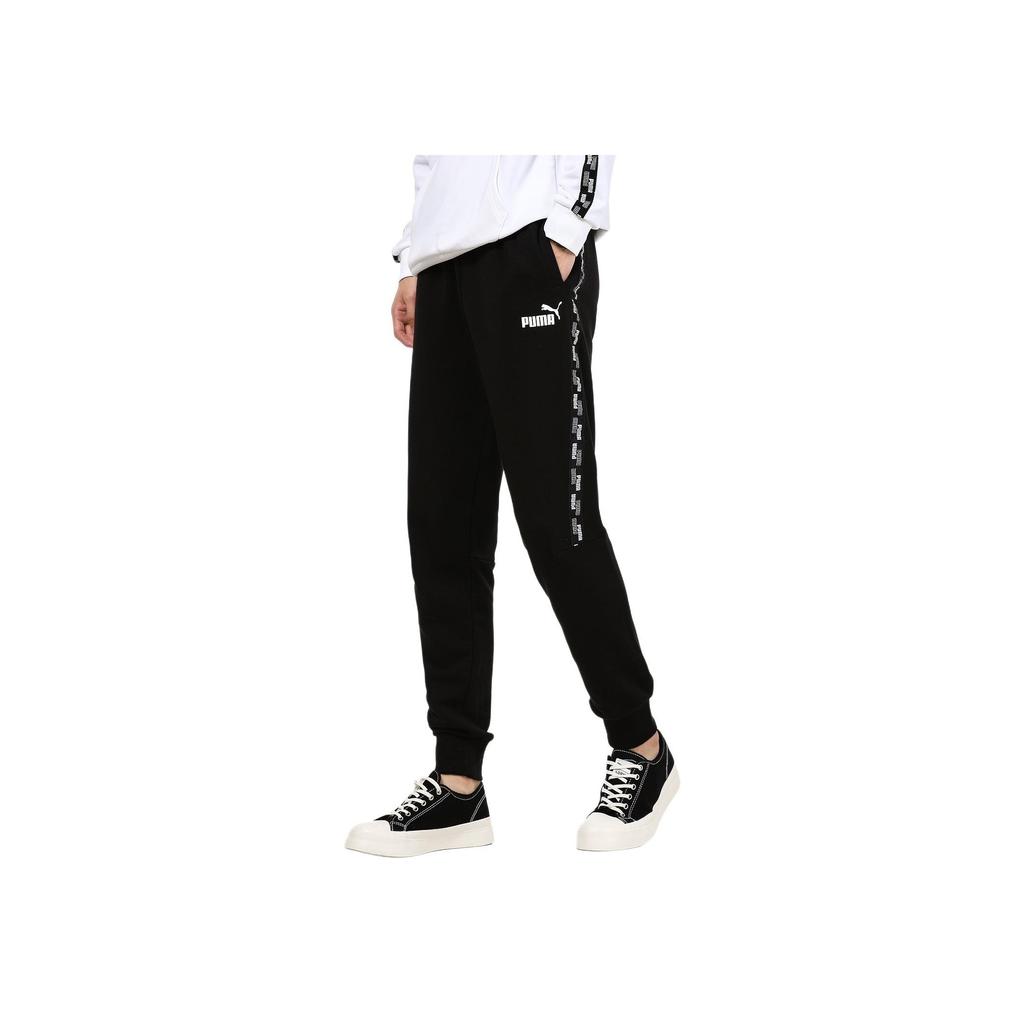 Puma Casual Sports Breathable Printed Trousers Men Bottoms Black 846566-01