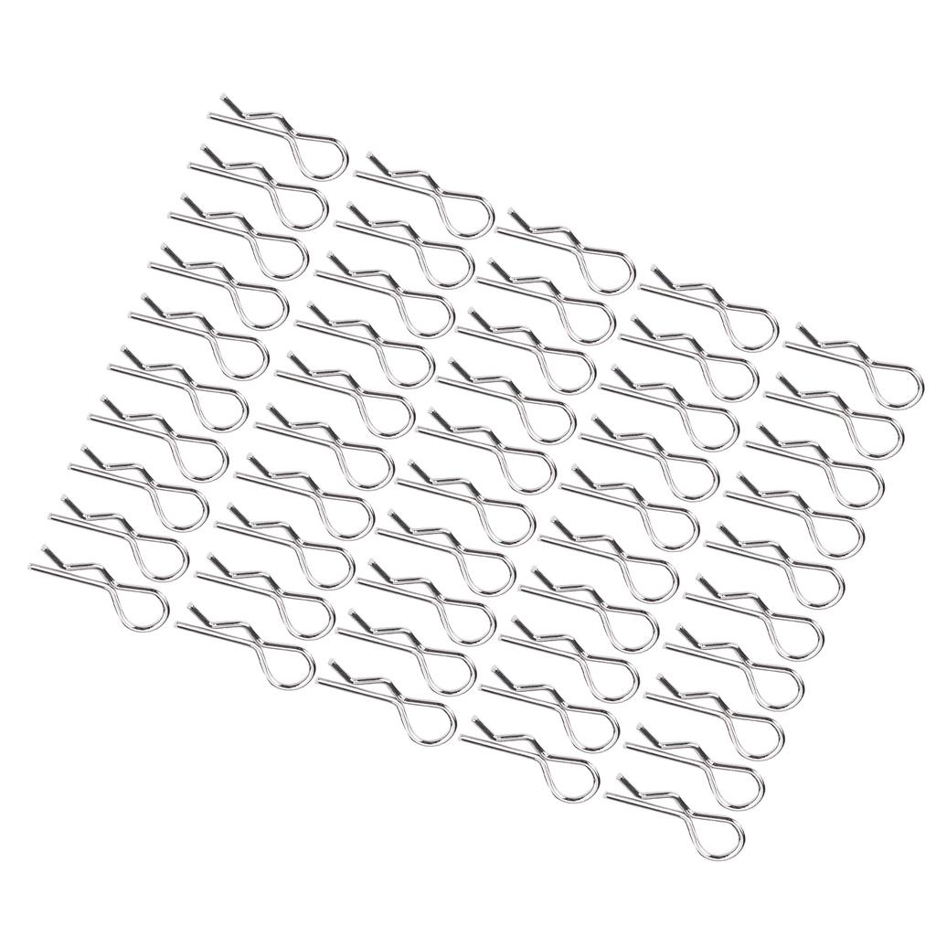 50 Pcs RC Accessories R Type Body Clip Pin for 1 10 1 12 1 16 Scale Remote Control Car Shell