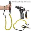 Safety Bungee Tether Tool Lanyard With Carabiner Hook Climbing Working Anti-Falling Safety Rope Aerial Work Climbing Accessories