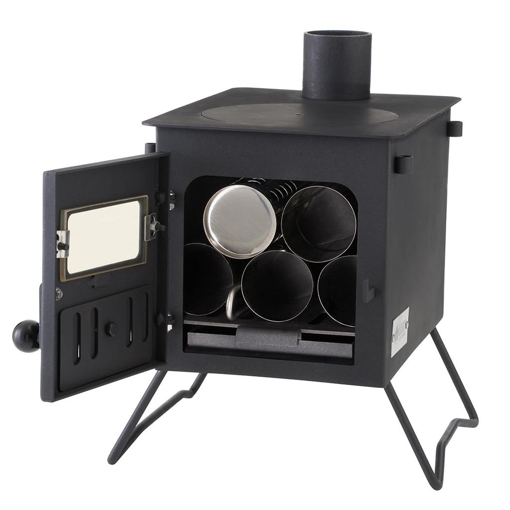 LOGOS Mini Bonfire Stove 81064082 Stainless Steel Black