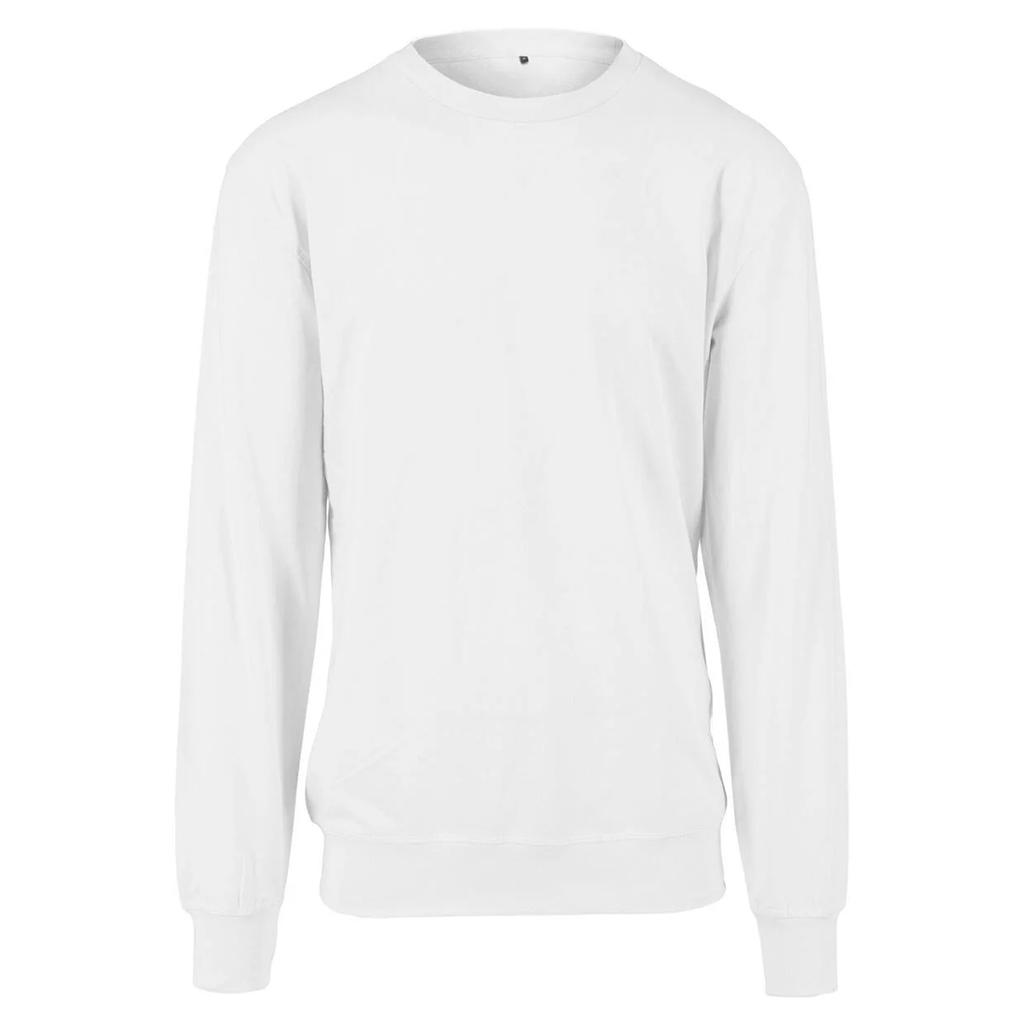 Build Your Brand Unisex Adult Light Crew Neck Sweatshirt
