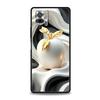 Happy Black Apple Phone Case Cover for Redmi 14C 10C Note 15 14 13 12 10 11 K40 Pro Plus 5G Shockproof Soft TPU Shell Funda Bag