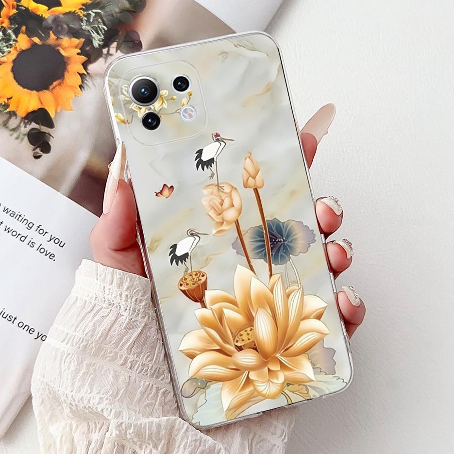 Чехол для Xiaomi Mi 11 Lite Новый Модный Расписной Чехол Мягкий Силиконовый Чехол для Телефона для Xiaomi Mi 11 Lite 5G NE 11Lite MI11LIte Fundas