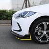 Передний сплиттер для модифицированной Elantra 2016-2020: Трехсекционный обвес Бампер Нижняя губа