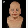 New Old Man Masks Halloween Cosplay Props Scary Horror Facepiece Unisex AdultJ