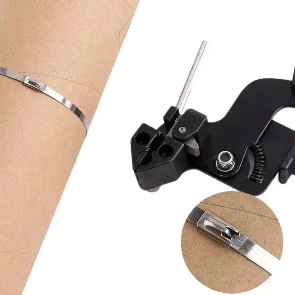 Регулируемые клещи для обжима кабельных стяжек, кусачки для крепления ремней, натяжитель, крепежный инструмент