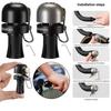 Bicycle Handlebar Plug Bell Bike Horn Waterproof Mini Bicycle Bell Cycling Alarm Loud Sound Ringer for 18-25mm Handlebar