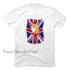 Queen 2022 Union Jack 70th Platinum Jubilee Tshirt Queen Elizabeth II Classic Tops Kawaii Corgi Dog Graphic Tops Unisex Shirt