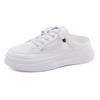 Casual Board Shoes 2025 New Spring and Summer Women's Singles Shoes Trendy Height Increasing White Shoes Women's Slippers