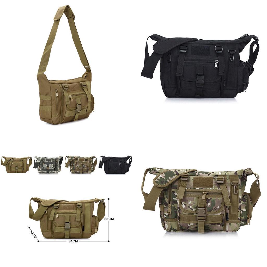 Premium Tactical Shoulder Bag For 12 Inch Laptop With Waterproof 600d Nylon