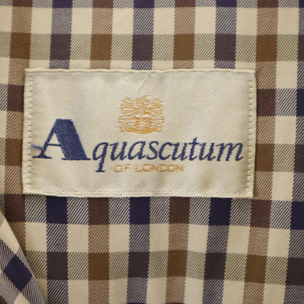 Aquascutum Сделано в Японии Бейсбольная куртка с капюшоном 9 горчичная Женская Б/У