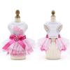 Pet Dress Eye-catching Breathable Cotton Pretty Bow Knot Dog Skirt