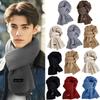Thicken Knit Scarf Woolen Neck Scarf Neckerchief Wrap Neck Warmer  Girls