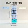 1PC Back To School Monster Pattern 750ml Color Plastic Sports Water Bottle Leakproof Flip Straw Lid Suitable for Sports Office Home Use