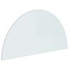 Fireplace Glass Panel Transparent 1000 X 500 Mm Glass