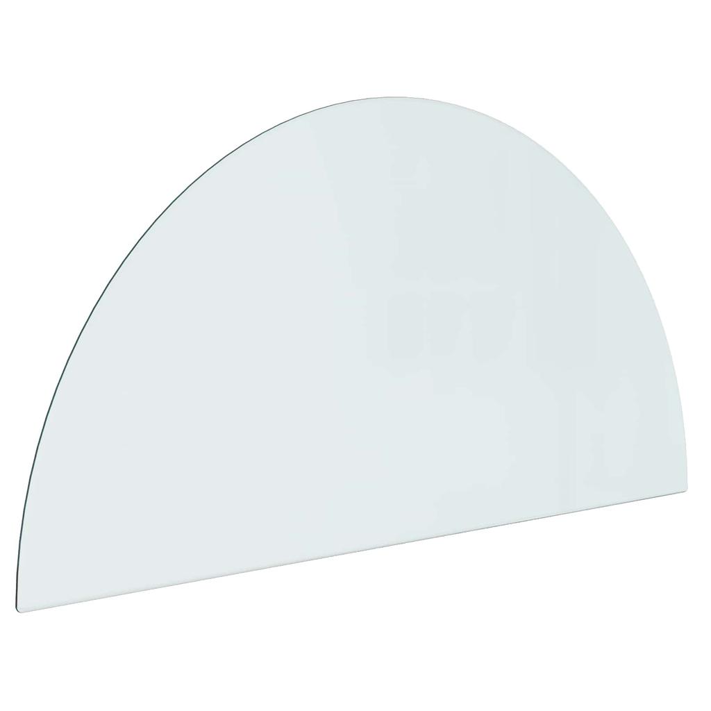 Fireplace Glass Panel Transparent 1000 x 500 mm Glass