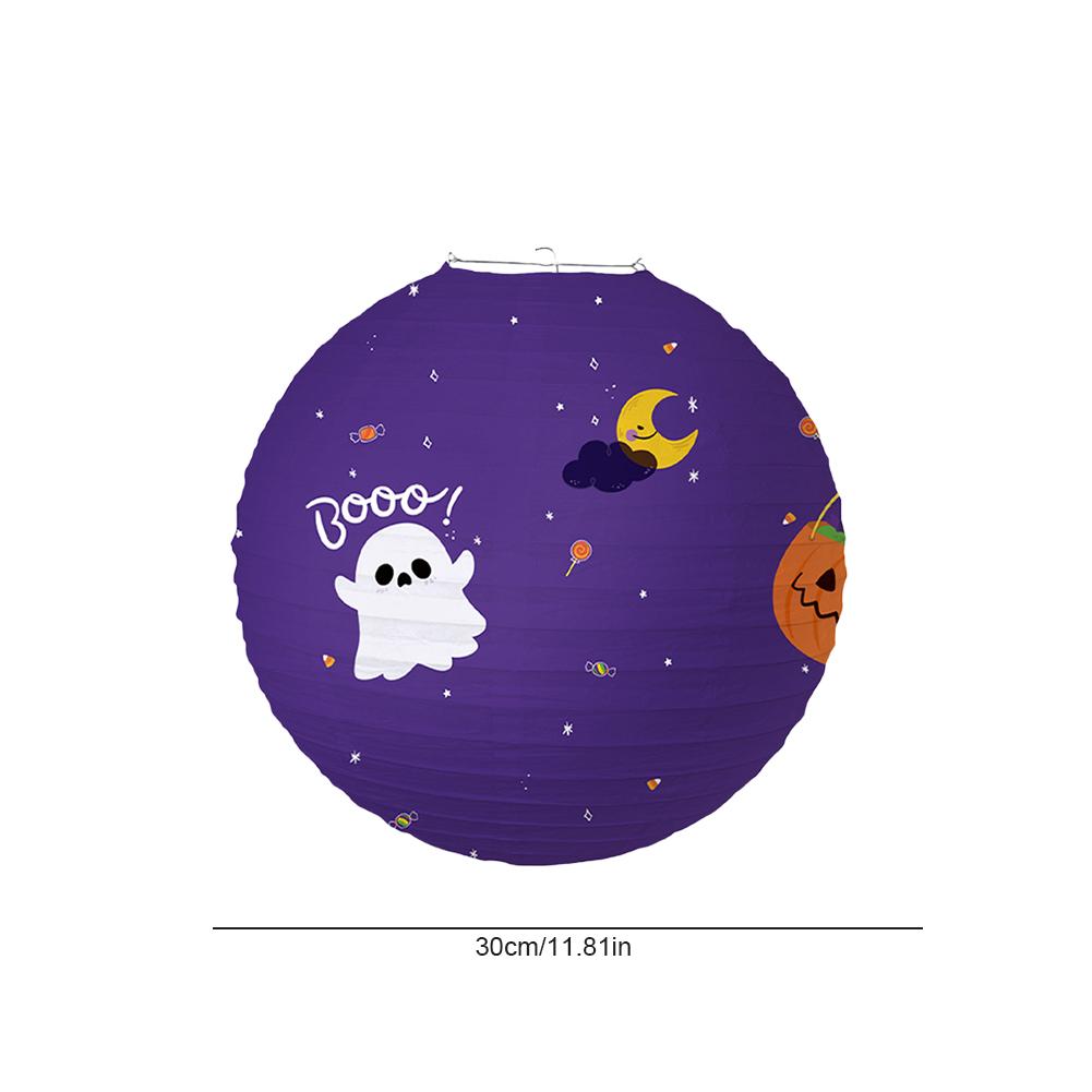 Halloween Decorations Paper Lantern Lamps 30cm Party Hanging Decorations Cute Halloween Indoor Outdoor Party Decoration Supplies