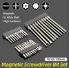 Magnetic Screwdriver Bits Set Slotted Phillips Torx Hex Head Drill Bit 1/4" Hex 50/65/100mm S2 Steel Screw Driver Hand Tools