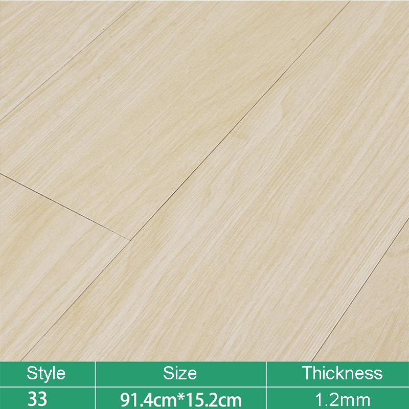 Wood Grain Floor Stickers 3D Wall Sticker PVC Waterproof Self-Adhesive Wallpaper Kitchen Living Room Home Floor Decor