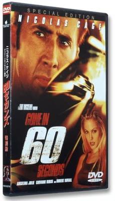 DVD ДОМИНИК СЕНА, НИКОЛАС КЕЙДЖ, АНДЖЕЛИНА - 60 секунд VWDS3076 Япония Фильмы и DVD Б/У