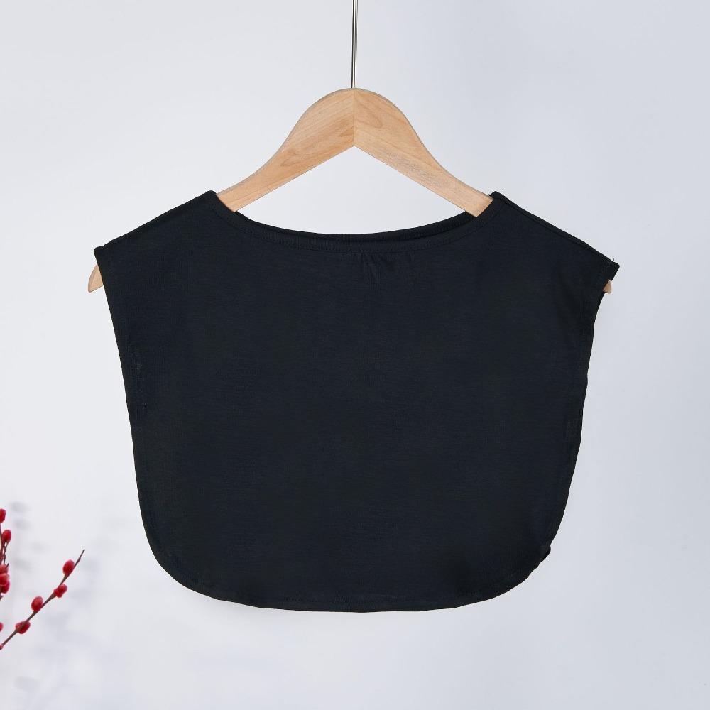 Однотонный съемный воротник для рубашки, удобное женское шейное украшение, поддельный воротник, аксессуар для свитера