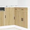 VidaXL Kitchen Cabinet Porto Sonoma Oak Engineered Wood, Sink Cabinet, Kitchen Sink Base Cabinet, Cabinet of 854301