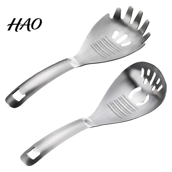 Easy Clean Kitchen Gadget Stainless Steel Slotted Spoon with Bottle Opener & Ginger Grater, Fine Tooth Portable Garlic Crusher Manual Grinder