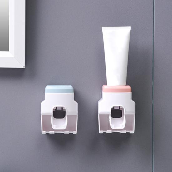 Автоматическая соковыжималка для зубной пасты, держатель для зубных щеток, настенное крепление, современная ванная комната, тюбик для зубной пасты, экструдер, дозатор, сжимающий инструмент, органайзер для хранения чашек