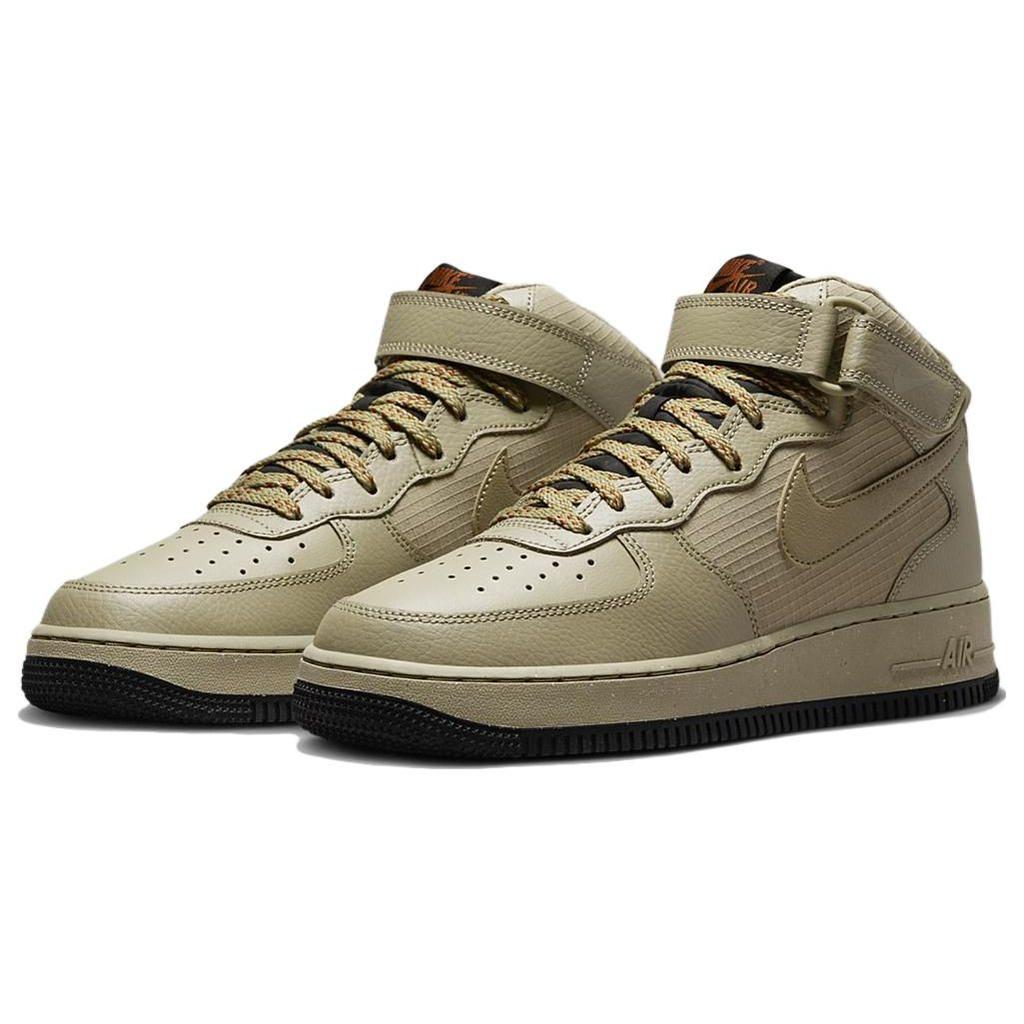 Nike Air Force 1 Mid 07 Neutral Olive Мужские кроссовки Зеленый Черный Темно-Красный FB8881-200