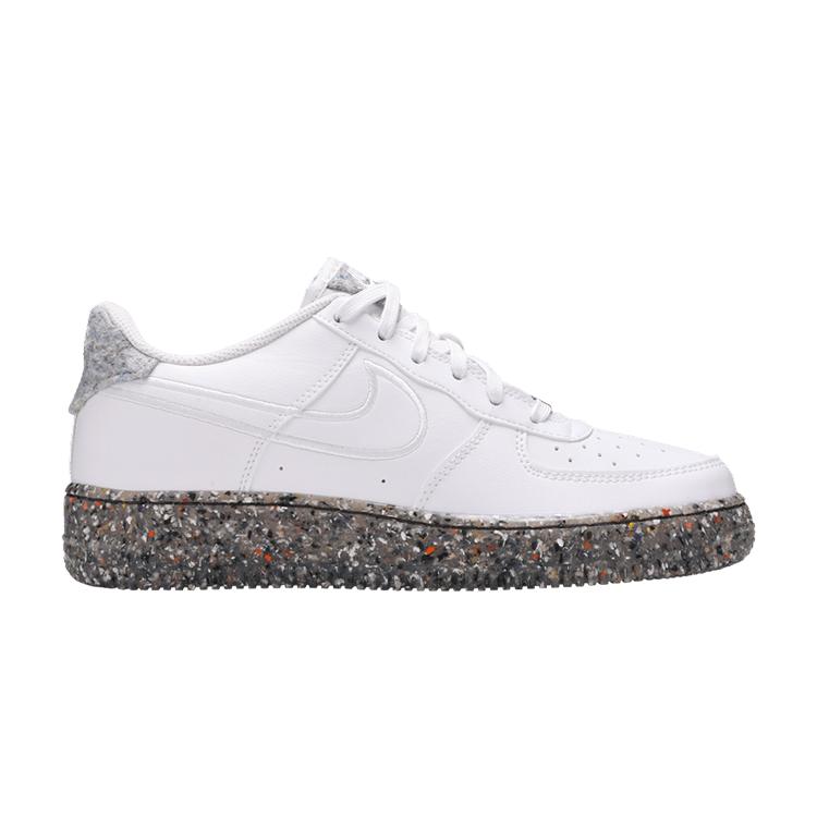 Kids' Sneakers Nike Air Force 1 Low Recycled Wool Pack White (GS) White/Metallic Silver/White