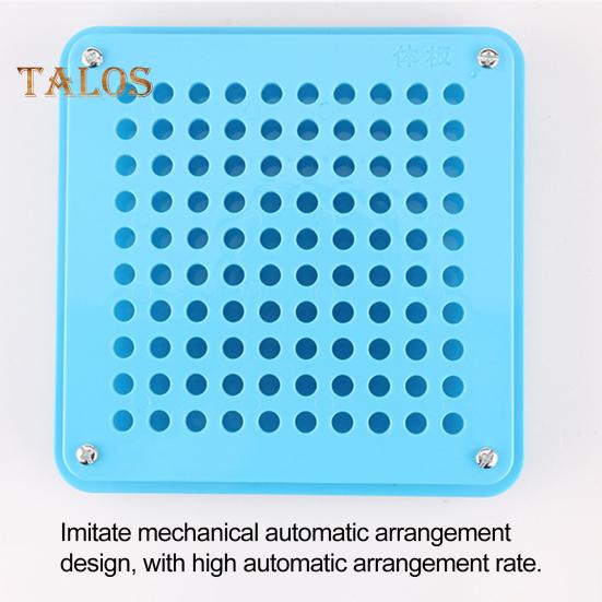 1 комплект машины для наполнения капсул. Высокоэффективное автоматическое устройство. Прочный, прочный, 100 отверстий. Наполнитель капсул с порошковой блок-доской.