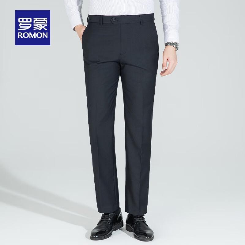 ROMON Мужские брюки в стиле business casual прямого кроя