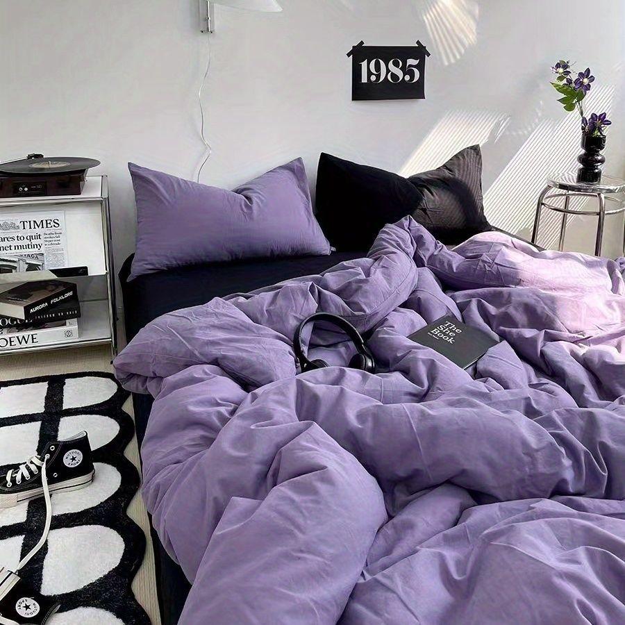 Простыня из стираного хлопка в стиле ленивого леопарда в стиле ретро, пододеяльник, комплект из четырех предметов, комплект постельного белья для одноместного студенческого общежития из трех предметов