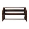 Wooden Display Rack Storage Shelf Strong Load-bearing Smooth Edge Rustic Countertop Storage Rack Multi-Purpose Organizer