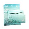 R6FF Stationery Paper and Envelopes Set Traditional Letter Writing Paper Color Both Side Writing Stationary Paper for School
