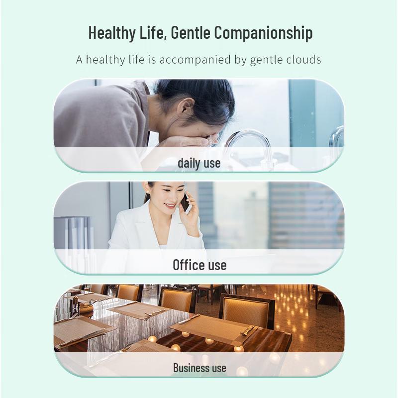 Пятислойные бумажные салфетки для лица Caiqi из первичной целлюлозы