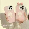 Rabbit Bow for IPhone15promax for Apple 16 Mobile Phone Case 12For11 Soft 8p Cute 14 Girl 17