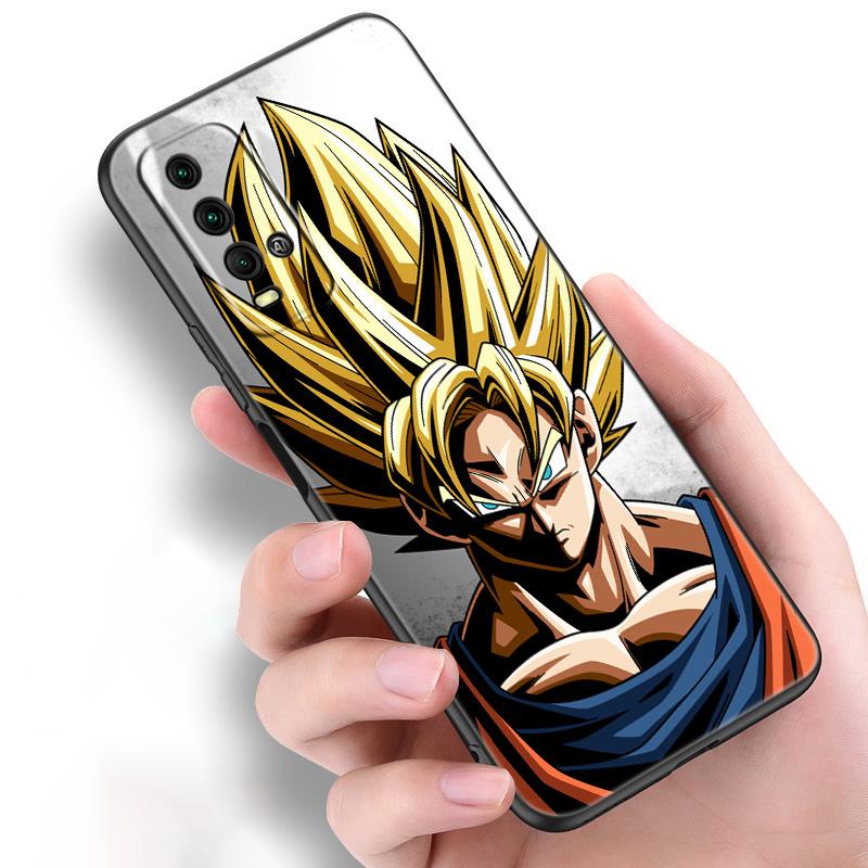 Силиконовый чехол для телефона Anime Son Goku Ultra Instinct для Xiaomi Redmi Note 10 10T 10S 9S 8T 9 8 7 Pro Max 9A 9C 9T черный мягкий чехол