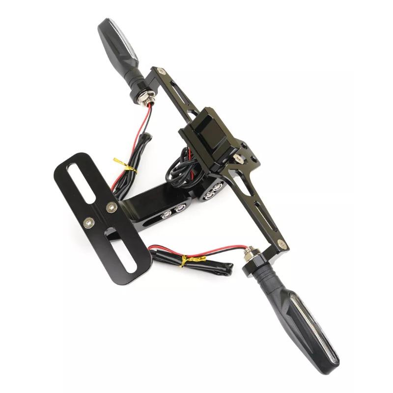 Держатель номерного знака мотоцикла Держатель номерного знака с указателями поворота Для Yamaha MT07 Для Kawasaki Z800 Для Honda Для BMW