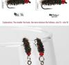Nano Worm Micro Fly Fishing Lure with Spinner Blades and Hand-tied Modified Hooks