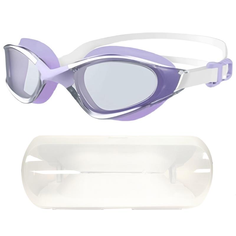 Профессиональные взрослые противотуманные УФ-защитные очки для плавания для мужчин и женщин с мягкой посадкой, герметичные, регулируемые силиконовые очки для бассейна