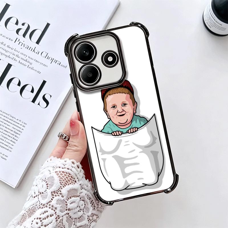 Смешной Чехол для Телефона с Покрытием Хасбулла Бабайт Для Xiaomi Redmi Note 14 15 Pro Plus 13 12 11 11S 11T 10 9S 9 5G Противоударный с Подушкой Безопасности