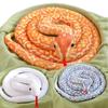 110-310cm Simulation Python Plush Toy Doll Reptile White Green Silver Black Beautiful Pattern Snake Plush Doll Home Decoration
