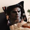Чехол на подушку Damon Salvatore Дневники вампира Наволочка для автомобильной подушки-плед для дивана Автомобильный Рождественский подарок xсм xсм