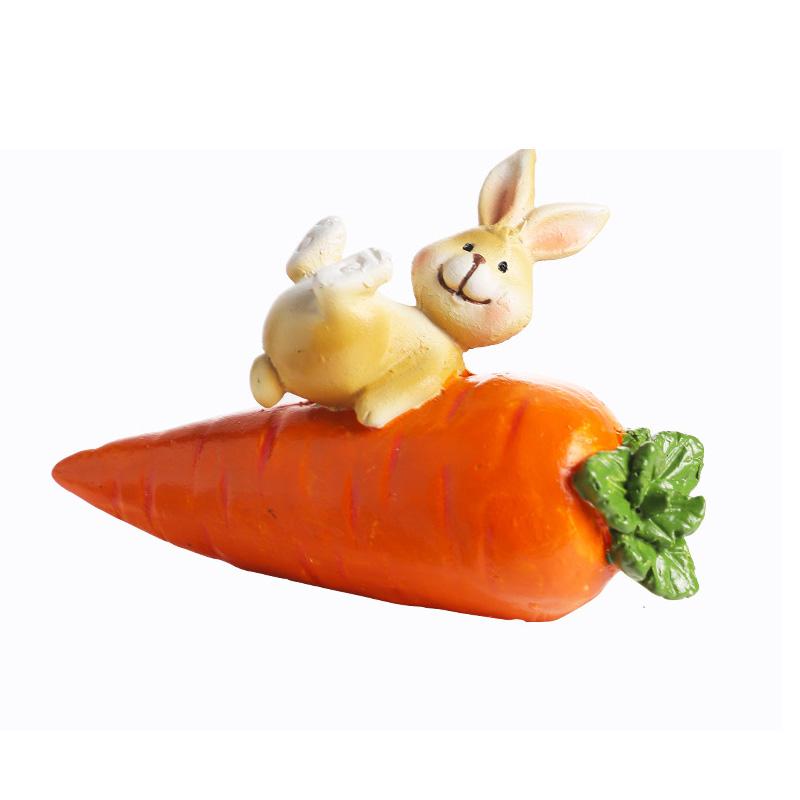 1 шт. смоляная пружина морковка Ins модель животного подвеска кролик милые пасхальные украшения кролик