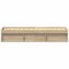 vidaXL Bettgestell Sonoma-Eiche 90x190 cm