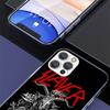 Чехол для телефона Slayer Heavy Metal Rock Band Для iPhone 17 Air 16 Pro Max 16E 15 + 14 Plus 11 12 13 Mini 7 8 SE Подарок Печатная Крышка Fund