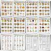Diabetes Food List Poster Diabetic Food Chart for Meal Planner Nutrition List Common Food Reference Guide for Complete Meal Plan