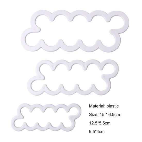 3 шт., форма для помадки, не содержит BPA, легко чистится, многоразовая, прочная, роза, гвоздика, украшение торта для ресторана